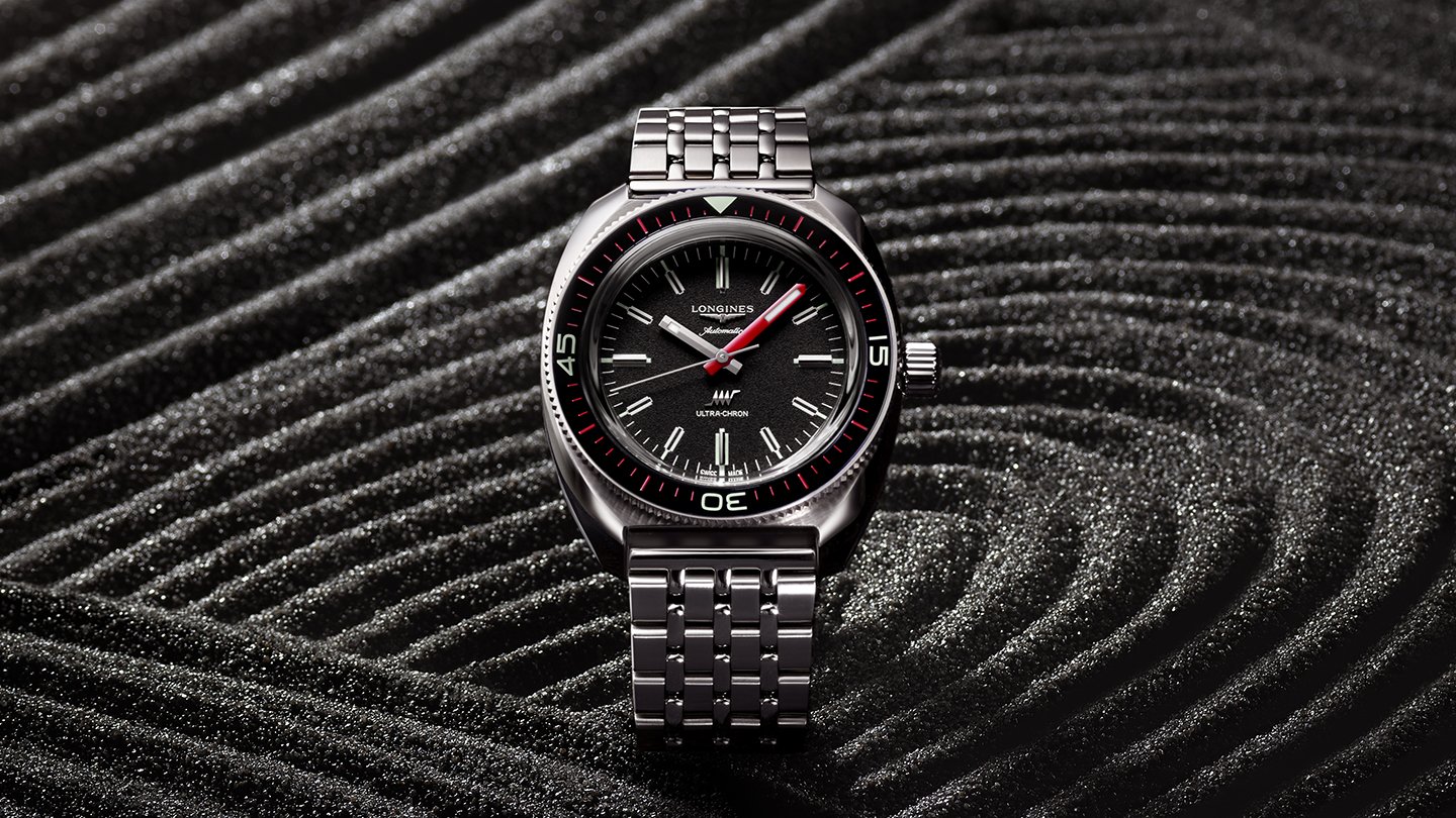 名機 ロンジン ウルトラクロン クロノメーター ハイビート 36mm 純正尾錠付 ハイビートの伝説的なダイバーズウォッチ「ロンジン ウルトラ-クロン